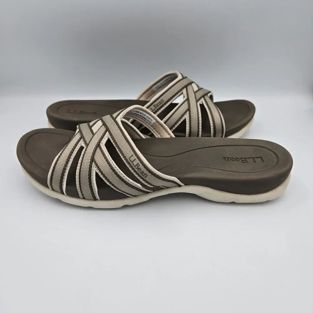L.L.Bean Boothbay Slide Sandals – Women’s 11 Dark Cement (Like New)